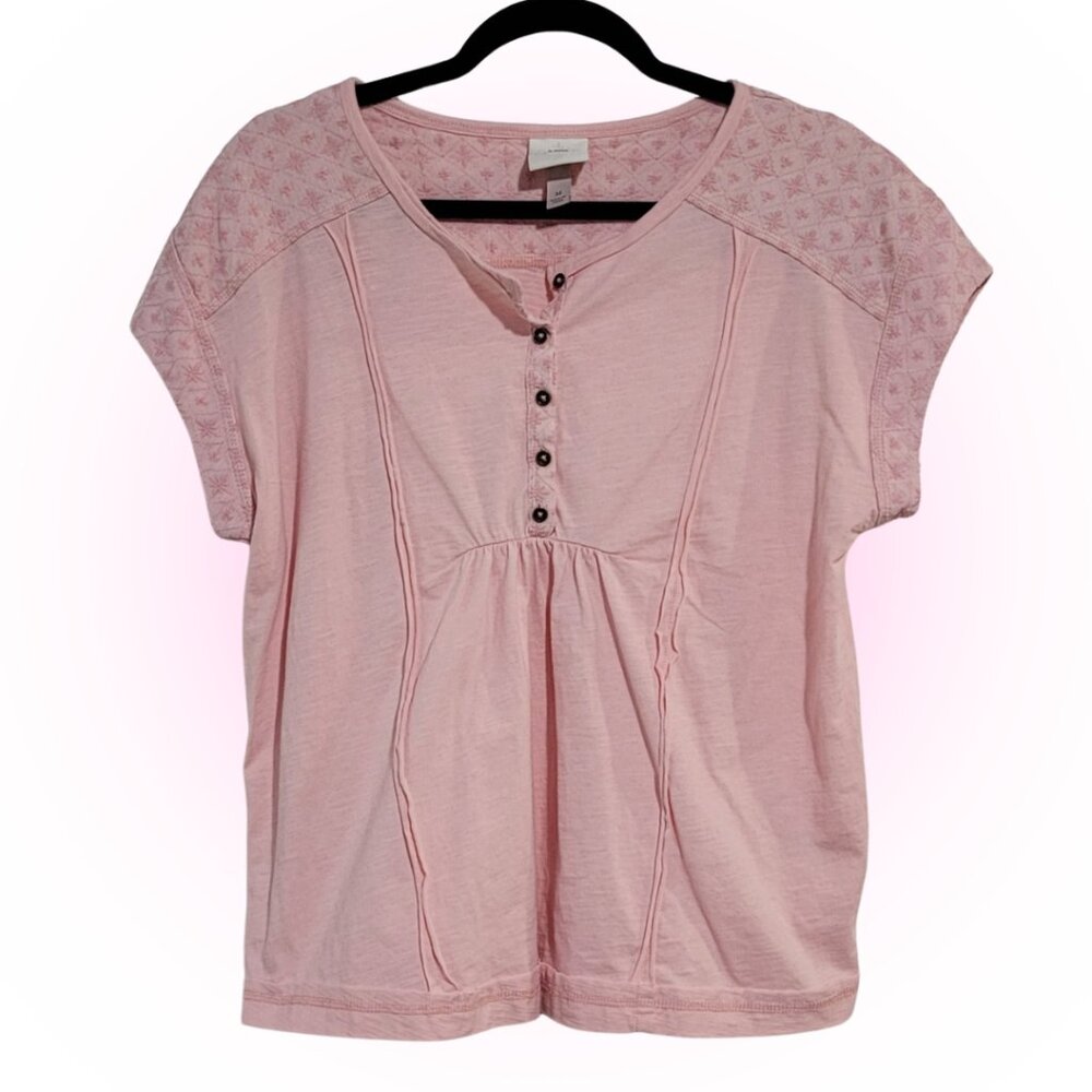 COMFY COTTON WOMEN'S BLOUSE TOP EUC M